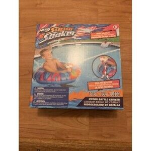 Nerf Super Soaker Hydro Battle Ride-On Cruiser Inflatable Pool Float